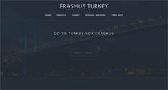 Desktop Screenshot of erasmusturkey.net